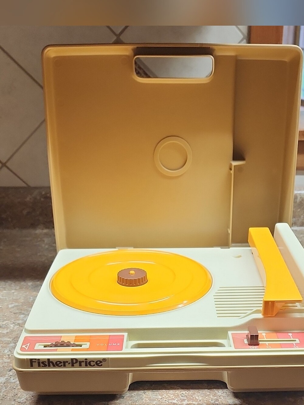 Vintage Fisher Price Toy Record Player